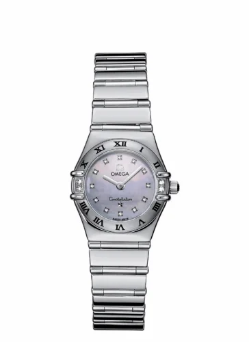 Omega Constellation Quartz 22.5 My Choice Stainless Steel / Diamond / Blue MOP 1566.66.00