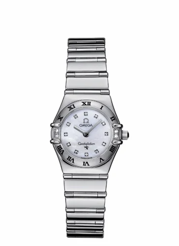 Omega Constellation Quartz 22.5 My Choice Stainless Steel / Diamond / MOP 1566.76.00