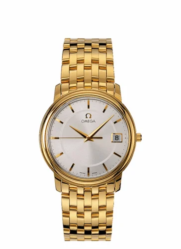 Omega De Ville Prestige Quartz 34.4 Yellow Gold / Silver / Bracelet 4110.31.00