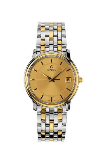 Omega De Ville Prestige Quartz 34.4 Stainless Steel / Yellow Gold / Champagne / Bracelet 4310.11.00