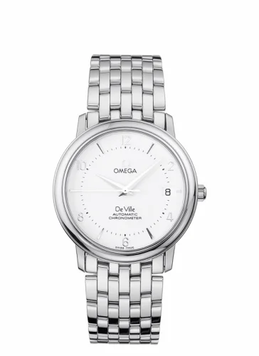 Omega De Ville Prestige Automatic 34.7 Stainless Steel / Silver / Bracelet 4500.30.00