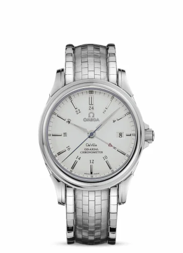 Omega De Ville Co-Axial 38.7 GMT Stainless Steel / Silver / Bracelet 4533.31.00