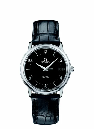 Omega De Ville Prestige Quartz 34.4 Stainless Steel / Black 4810.50.01
