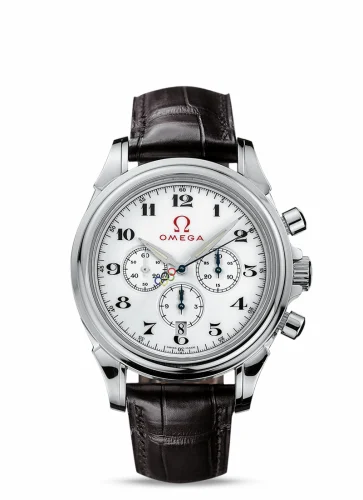 Omega De Ville Co-Axial 41 Chronoscope Stainless Steel / White / Olympic Timeless 4846.20.32