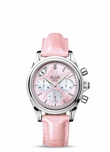 Omega De Ville Co-Axial 35 Chronograph Stainless Steel / MOP 4878.74.34