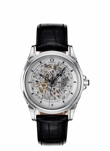 Omega De Ville Co-Axial 37.5 White Gold / Skeleton 5942.30.31