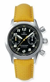 Omega Dynamic III Chronograph Stainless Steel / Black / Yellow Coramide 5290.50.40