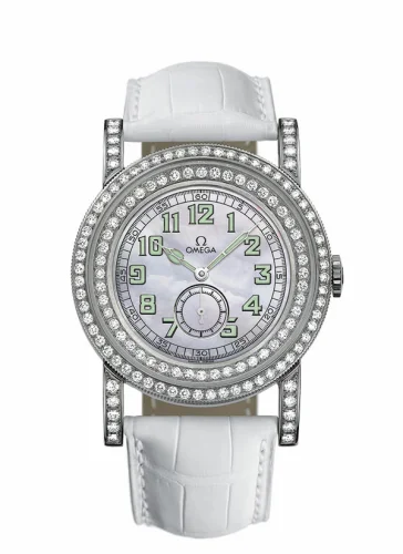 Omega Museum Collection N° 1 "Pilots 1938" Aquarella Diamonds 5775.71.56