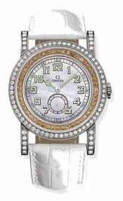 Omega Museum Collection N° 1 "Pilots 1938" Aquarella Mandarin Garnet 5776.71.56