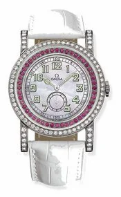 Omega Museum Collection N° 1 "Pilots 1938" Aquarella Pink Sapphires 5778.71.56