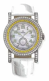 Omega Museum Collection N° 1 "Pilots 1938" Aquarella Yellow Sapphires 5779.71.56