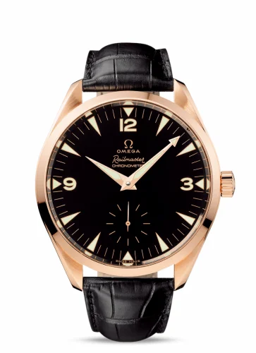 Omega Seamaster Aqua Terra 150M Hand Wound 49.2 Railmaster Red Gold / Brown Alligator 221.53.49.10.01.001