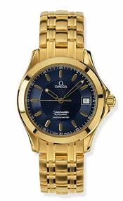 Omega Seamaster 120M Automatic 36.25 Yellow Gold / Blue 2101.81.00