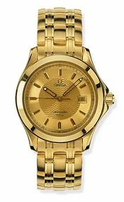 Omega Seamaster 120M Quartz 36.25 Yellow Gold / Champagne 2111.11.00
