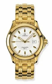 Omega Seamaster 120M Quartz 36.25 Yellow Gold / White 2111.21.00