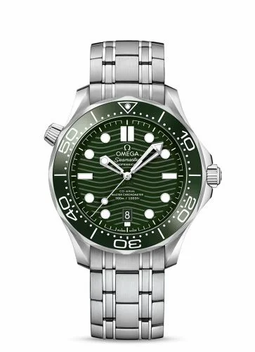 Omega Seamaster Diver 300M Master Co-Axial 42 Stainless Steel / Green / Bracelet 210.30.42.20.10.001