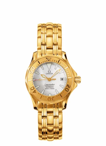 Omega Seamaster Diver 300M Automatic 28 Yellow Gold / White / Bracelet 2172.70.00