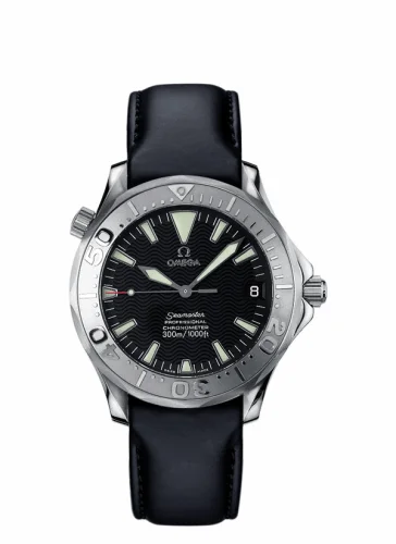Omega Seamaster Diver 300M Automatic 36.25 Stainless Steel / White Gold / Black / Leather 2836.50.91