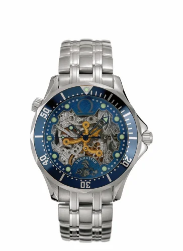Omega Seamaster Diver 300M Automatic 41 White Gold / Skeleton / Bracelet / 50th Anniversary 2934.80.00
