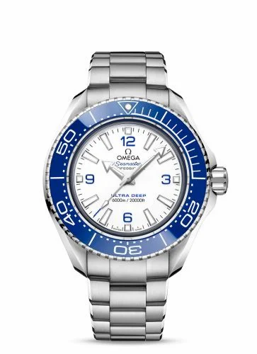 Omega Seamaster Planet Ocean Ultra Deep O-Megasteel / White / Bracelet 215.30.46.21.04.001