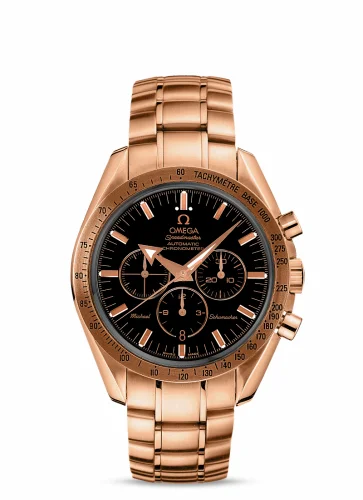 Omega Speedmaster Broad Arrow Red Gold / Black / Bracelet / Michael Schumacher 3159.50.00