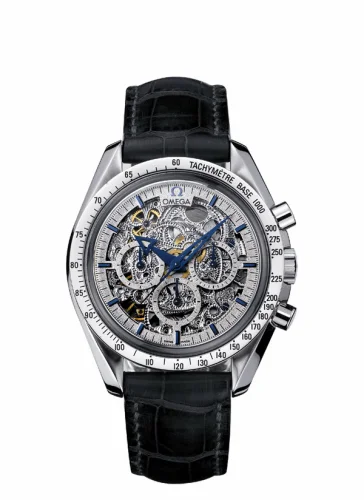 Omega Speedmaster Broad Arrow Platinum / Skeleton 3658.50.31
