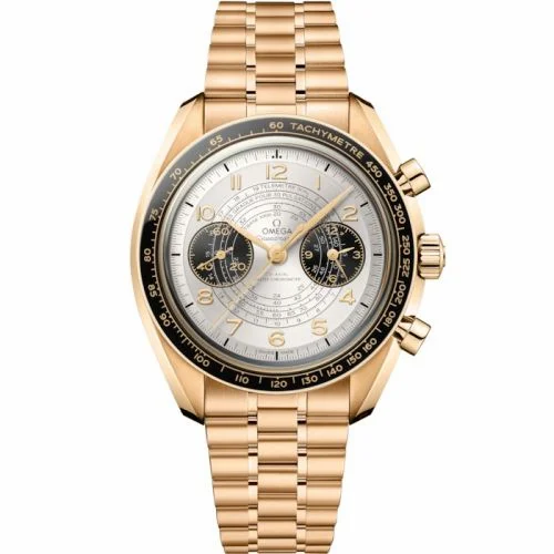 Omega Speedmaster Chronoscope Master Chronometer Olympic Games Paris 2024 Moonshine Gold / Silver / Bracelet 522.60.43.51.02.001