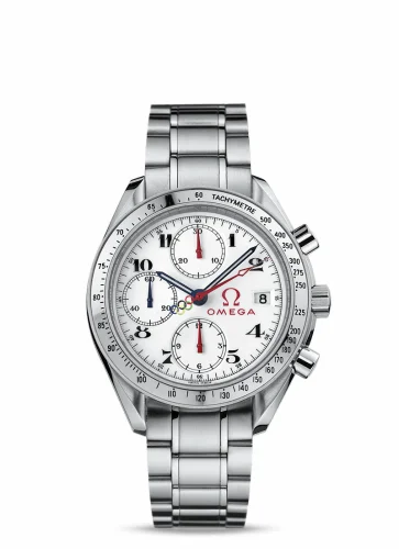 Omega Speedmaster Date 40 Stainless Steel / White / Bracelet / Olympic Timeless 3516.20.00
