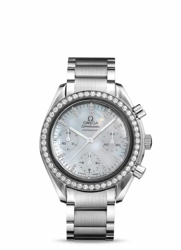Omega Speedmaster Reduced Ladies Stainless Steel / Diamond / MOP / Bracelet 3535.77.00