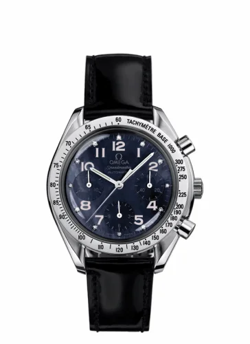 Omega Speedmaster Reduced Ladies Stainless Steel / Blue MOP 3802.78.51