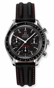 Omega Speedmaster Reduced Stainless Steel / Black / Strap / AC Milan 3810.51.41