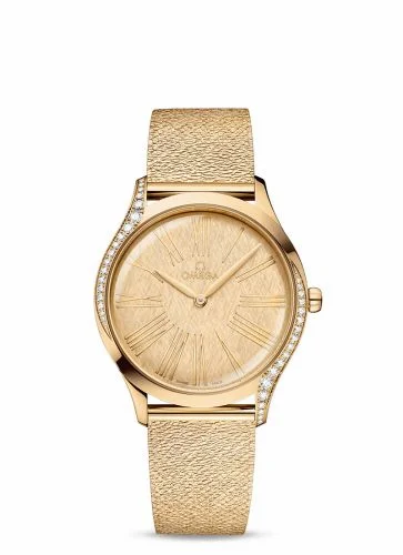 Omega De Ville Trésor 36 Moonshine Gold / Moonshine Silk / Mesh 428.55.36.60.99.001