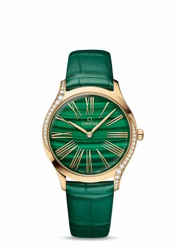 Omega De Ville Trésor 36 Moonshine Gold / Malachite 428.58.36.60.99.001
