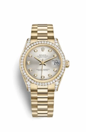 Rolex Datejust 31 Yellow Gold Diamond / President / Silver Diamond 178158-0024