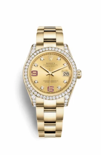 Rolex Datejust 31 Yellow Gold Diamond / Oyster/ Champagne Diamond 178158-0072