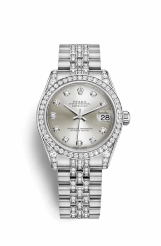 Rolex Datejust 31 White Gold Diamond / Jubilee Diamond / Silver Diamond 178159-0007