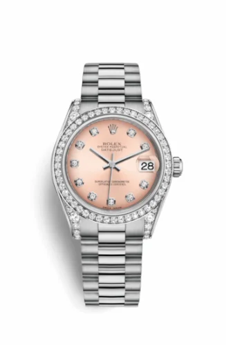 Rolex Datejust 31 White Gold Diamond / President / Pink Diamond 178159-0019
