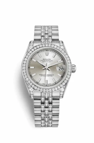Rolex Datejust 31 White Gold Diamond / Jubilee Diamond / Silver 178159-0049