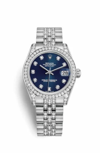 Rolex Datejust 31 White Gold Diamond / Jubilee Diamond / Blue Diamond 178159-0059