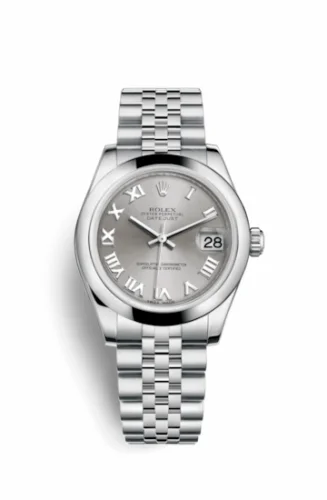 Rolex Datejust 31 Stainless Steel Domed / Jubilee / Rhodium Roman 178240-0001