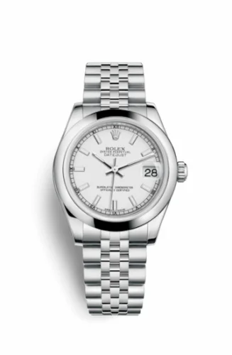 Rolex Datejust 31 Stainless Steel Domed / Jubilee / White 178240-0015