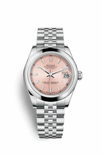 Rolex Datejust 31 Stainless Steel Domed / Jubilee / Pink 178240-0017
