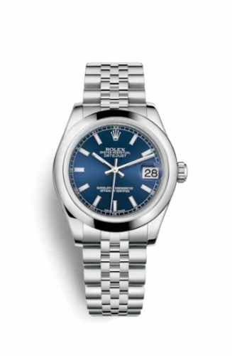 Rolex Datejust 31 Stainless Steel Domed / Jubilee / Blue 178240-0026