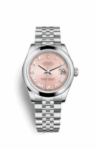 Rolex Datejust 31 Stainless Steel Domed / Jubilee / Pink Roman 178240-0033