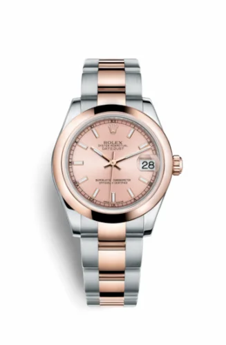 Rolex Datejust 31 Rolesor Everose Domed / Oyster / Pink 178241-0001