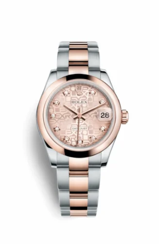 Rolex Datejust 31 Rolesor Everose Domed / Oyster / Pink Computer 178241-0012