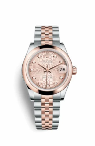 Rolex Datejust 31 Rolesor Everose Domed / Jubilee / Pink Computer 178241-0044