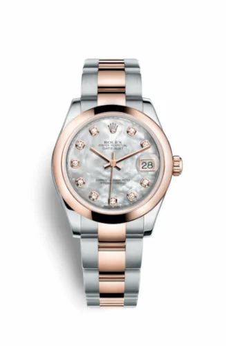 Rolex Datejust 31 Rolesor Everose Domed / Oyster / MOP 178241-0060