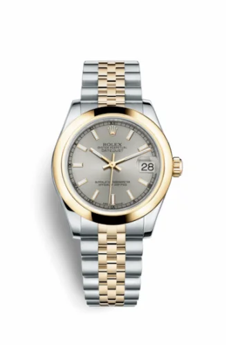 Rolex Datejust 31 Rolesor Yellow Domed / Jubilee / Silver 178243-0002