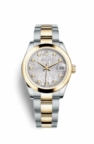 Rolex Datejust 31 Rolesor Yellow Domed / Oyster / Silver Computer 178243-0029